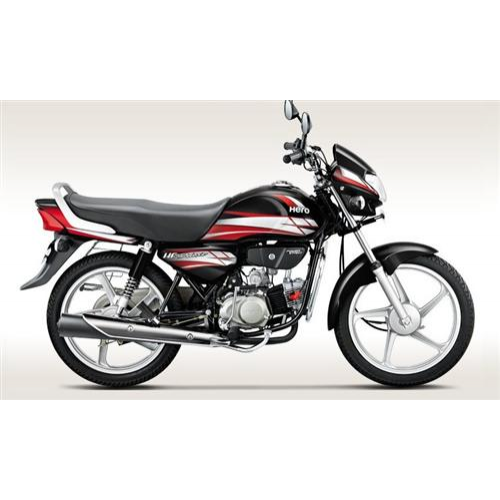 Hero Hf Deluxe Colour Black With Red Stripes