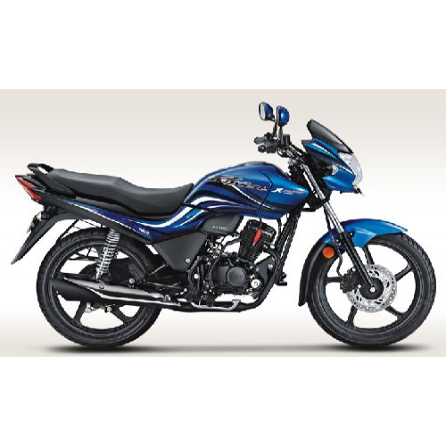 Hero Passion Xpro Colour Vibrant Blue Metallic