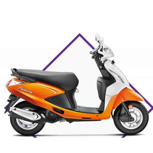 Hero Pleasure 100 Colour Outgoing Orange