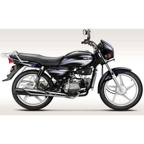 Hero Splendor Plus 100 Colour Black With Purple Silver