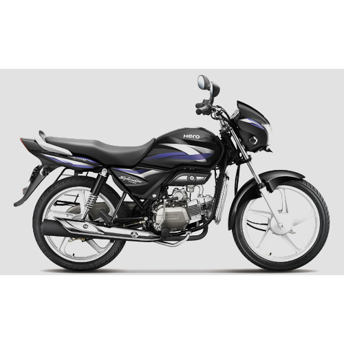 Hero Splendor Pro Color Black Purple