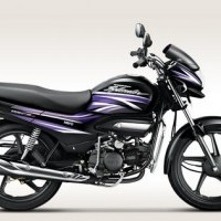 Hero Super Splendor 125 Colour Black With Electric Purple