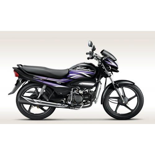 Hero Super Splendor 125 Colour Black With Electric Purple