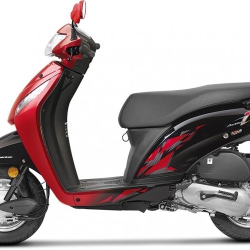 Honda Activa I Color 2017 Red Black