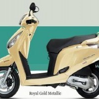 Honda Aviator Colour Royal Gold Metallic