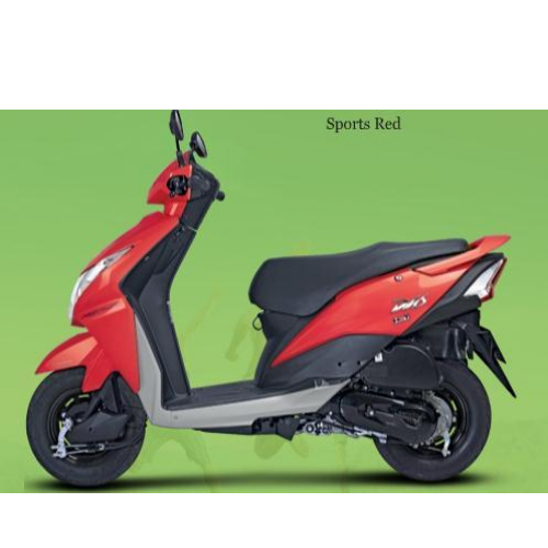 Honda Dio Colour Red