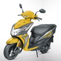 Honda Dio Pearl Sports Yellow Color