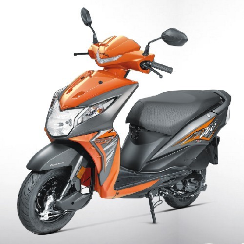 Honda Dio Vibrant Orange Color