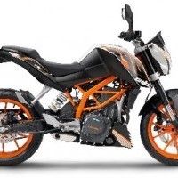Ktm Duke 390 Abs Colour Black With Orange