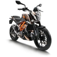 Ktm Duke 390 Colour Black With Orange