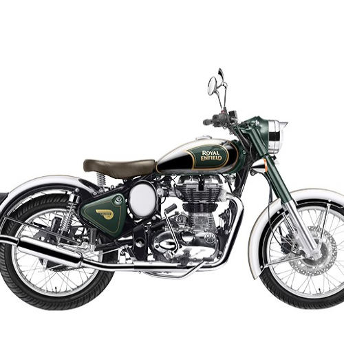 Royal Enfield Classic Chrome Color Green