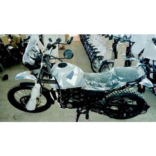 Royal Enfield Himalayan Dark Grey With White Graphics