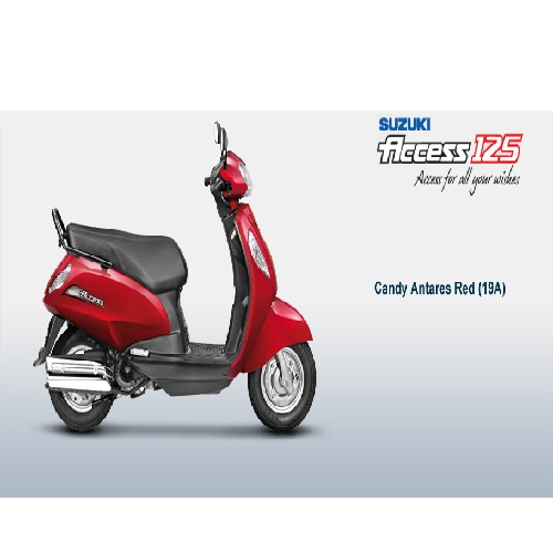 Suzuki Access Colour Red
