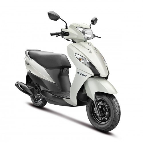 Suzuki Lets Scooter Dual Tone Colour White