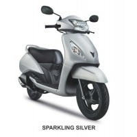 Tvs Jupiter Sparkling Silver Color