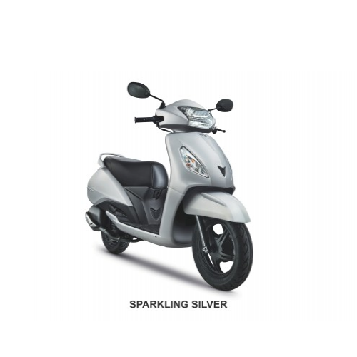 Tvs Jupiter Sparkling Silver Color