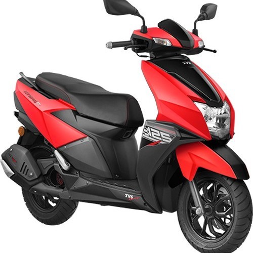 Tvs Ntorq Matte Red Color