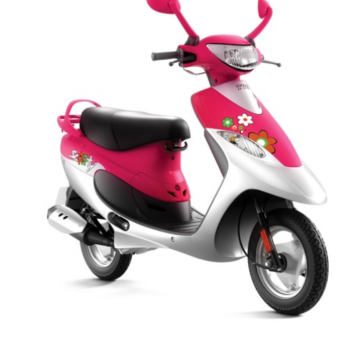 2016 Tvs Scooty Pep Plus Color Pink
