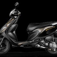 Tvs Scooty Zest Color Black