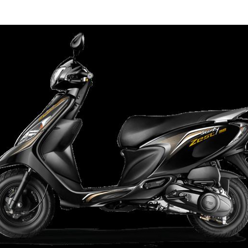 Tvs Scooty Zest Color Black