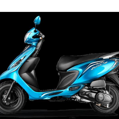 Tvs Scooty Zest Color Blue