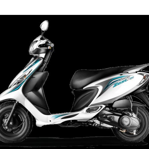 Tvs Scooty Zest Color Gray