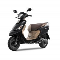 Tvs Scooty Zest Color Matte Black