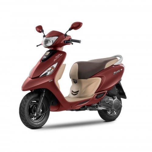 Tvs Scooty Zest Color Matte Red