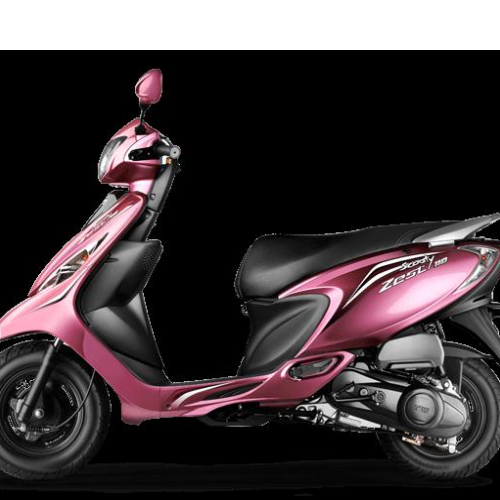 Tvs Scooty Zest Color Pink