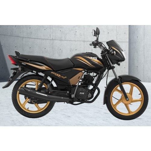 Tvs Star City Plus Black Gold Color