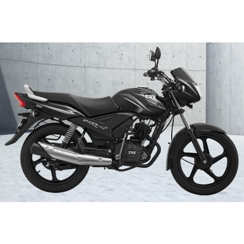 Tvs Star City Plus Black Silver Color