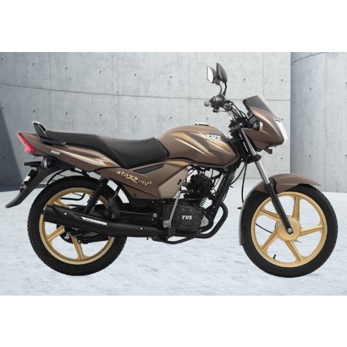 Tvs Star City Plus Chocolate Gold Color