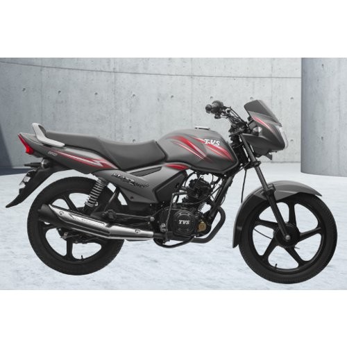Tvs Star City Plus Titanium Grey Color