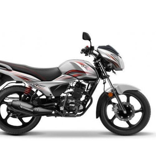 Tvs Victor Color Grey Black Dual Tone