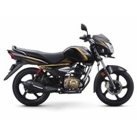 Tvs Victor Gloss Black With Yellow Graphics Color