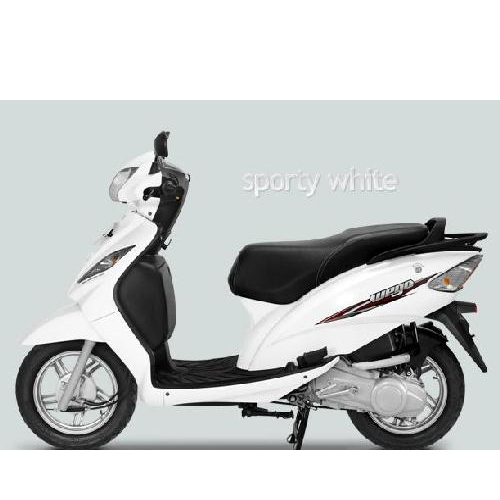 Tvs Wego Colour Sporty White