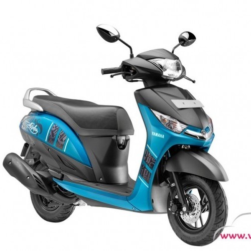 Yamaha Cygnus Alpha Disc Brake Color Radiant Cyan