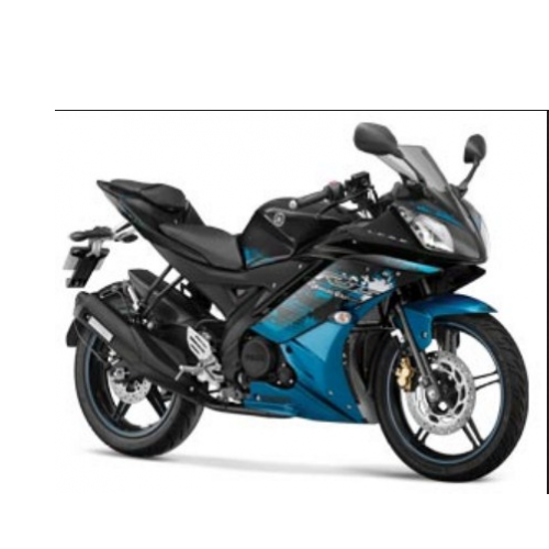 Yamaha Yzf R15 Colour Streaking Cyan