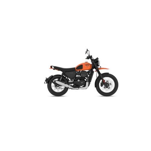Yezdi Scrambler Colour Single Tone Fire Orange