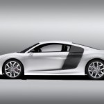 Audi R8 52 Fsi White Side Picture