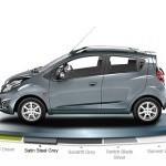 Chevrolet Beat Diesel Color Satin Steel Grey