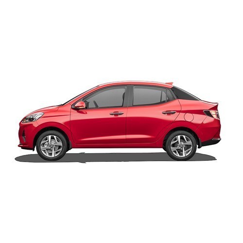 Hyundai Aura Fiery Red Turbo Pack Color