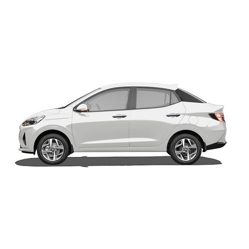 Hyundai Aura Polar White Color