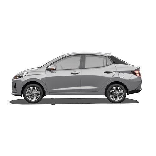 Hyundai Aura Typhoon Silver Color