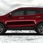 Hyundai Santa Fe 2014 Colour Red Wine
