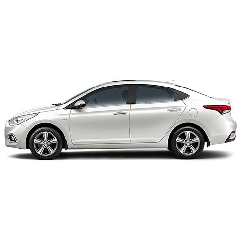 Hyundai Verna 2017 Polar White Color