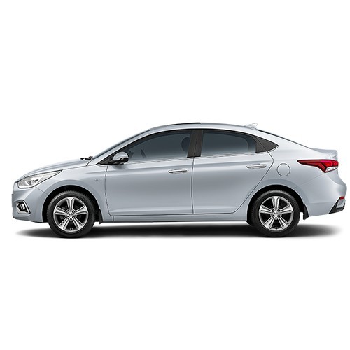 Hyundai Verna 2017 Sleek Silver Color