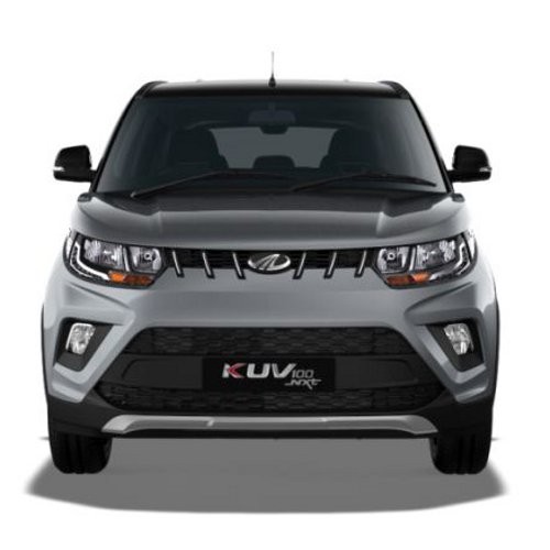 Kuv100 Nxt Dazzling Silver And Metallic Black Color