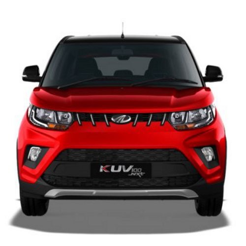 Kuv100 Nxt Flamboyant Red And Metallic Black Color