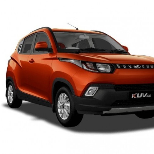 Mahindra Kuv 100 Color Fiery Orange